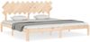 vidaXL Massivholzbett ohne Matratze 200x200 cm Kiefer 3193746 Bild 2