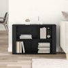 vidaXL Sideboard Schwarz Eichen-Optik 80 x 30 x 53 cm Holzwerkstoff 881101 Bild 4