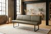 KAWOLA Esszimmerbank ELEEN Leder olivgrün 223cm 85 x 69 x 223 cm Bild 2