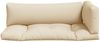 vidaXL Palettenkissen 3-tlg. Beige Stoff 360947 Bild 4
