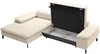 Vente-unique - ARCHIBALD Sofa Stoff Beige - B 104 cm x H 82 cm x L 265 cm Bild 5