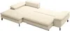 Vente-unique - ARCHIBALD Sofa Stoff Beige - B 104 cm x H 82 cm x L 265 cm Bild 4