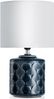 Pauleen 48022 Glowing Midnight Tischleuchte max. 20W Tischlampe für E14 Lampen Nachttischlampe Blau Weiß 230V Keramik/Stoff ohne Leuchtmittel Bild 3