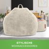 Green Bean® 2er Set Indoor XXL Sitzsack + Pouf mit EPS-Perlen Füllung - Beige Bild 4