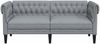 vidaXL Sofa Hellgrau 182,5 x 74,5 x 74,5 cm Polyester 42013007 Bild 4
