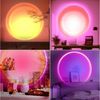 Ophy LED Nachtlicht LED Sonnenuntergang-Licht mit App-Steuerung – 16 Farben wechselnd, Projektor, Regenbogen-Effekt, perfekt für Raumfotografie & Partys Bild 4