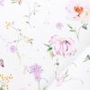 Estella Satin de Luxe Bettwäsche DD 155x220 Aluna Blüten weiß flieder 1030-985 Bild 3