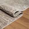 Vimoda Designteppich neues Design modern Läufer Wohnzimmer, Rechteckig, Höhe: 11 mm, streifen Laüfer Hoch-Tief Effekt stein Optik Einfarbig Bild 4