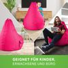 Green Bean® Sitzsack mit Rückenlehne, 230L Füllung waschbar, Polyester-PVC-Stoff pink, 80 x 70 x 90 cm Bild 3
