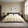 vidaXL Sommerdecke Gepolstert Creme 200 x 220 cm Mikrofaser 42025985 Bild 4