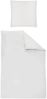 Irisette Mako-Satin uni Bettwäsche Set uni Paris 8000 silber 155x220 cm + 1 x Kissenbezug 80x80 cm Bild 4