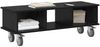vidaXL TV-Ständer Schwarz Eichen-Optik 100 x 35 x 35 cm Holzwerkstoff 891033 Bild 3