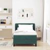 vidaXL Boxspringbett mit Matratze Dunkelgrün 100 x 200 cm Samt 3340325 Bild 2