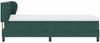 vidaXL Boxspringbett mit Matratze Dunkelgrün 100 x 200 cm Samt 3340325 Bild 5