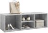 vidaXL Schuhbank Betongrau 105x35x35 cm Holzwerkstoff 804467 Bild 3