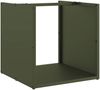 vidaXL Brennholzregal Olivgrün 40x40x40 cm Kaltgewalzter Stahl 864240 Bild 2