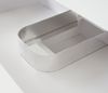 Premium Waschbecken + Unterschrank HWC-D16, Waschbecken Waschtisch, hochglanz 90cm ~ weiß Bild 5