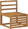 vidaXL Outdoor-Sofagarnitur 9 pcs Natur Massivholz Akazie 3375319 Bild 4