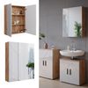 Badspiegelschrank Irma Weiß/Eiche 60 x 75 cm Vicco Bild 2
