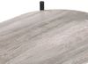 Moderner Couchtisch META 100cm Eichen-Optik schwarzes Metallgestell Bild 5