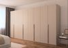 rauch Drehtürenschrank Kleiderschrank Schrank Garderobe Wäscheschrank BESTSELLER MONTCLAR (3 Ausstattungen BASIC/CLASSIC/PREMIUM (SOFT-CLOSE), Breiten 201-400 cm) Front in Glas/Hochglanz/Dekor/Grauspiegel in 5 Breiten MADE IN GERMANY Bild 2