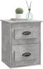 vidaXL Wand-Nachttische 2 Stk. Betongrau 41,5x36x53 cm 816401 Bild 5