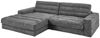 KAWOLA Sofa LANA Ecksofa Cord grau Recamiere links 83 x 205 x 296 cm Bild 4