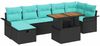 vidaXL Garten-Sofa-Set 8 pcs Schwarz Poly-Rattan 3361256 Bild 2