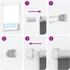 vidaXL Verdunkelungsrollo Hellgrau 40x210 cm Stoffbreite 35,7 cm 4011428 Bild 5