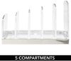 Schminkaufbewahrung Kosmetik Organizer mDesign Make-up Box transparent/silber Bild 3