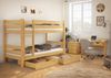 Erst-Holz Etagenbett Kiefer 90x200 cm inkl.Matratze, natur Bild 3