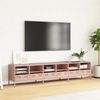 vidaXL TV-Schrank Rosa 202x39x43,5 cm Kaltgewalzter Stahl 3307156 Bild 3