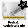 Seralino Bettwäsche Set, Perkal, 2 teilig, 100% Bio Baumwolle, ab gr. 135x200, Perkal, besonders weich & atmungsaktiv, BCI zertifiziert, mit Reißverschluss Bild 3