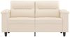 vidaXL 2-Sitzer-Sofa Beige 120 cm Mikrofasergewebe 359560 Bild 3