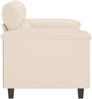 vidaXL 2-Sitzer-Sofa Beige 120 cm Mikrofasergewebe 359560 Bild 4