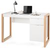 COSTWAY Schreibtisch, mit Schubladen, Aufbewahrungsschrank Bild 5