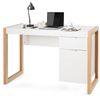 COSTWAY Schreibtisch, mit Schubladen, Aufbewahrungsschrank Bild 4