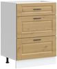vidaXL Küchenunterschrank Porto Artisan-Eiche Holzwerkstoff 854268 Bild 2