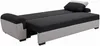 Vente-unique - GABY Sofa Stoff Schwarz - B 90 cm x H 88 cm x L 260 cm Bild 5