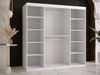 'Kirtan Slim 2' Kleiderschrank, schwarz, 180 cm Bild 3