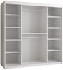 'Kirtan Slim 2' Kleiderschrank, schwarz, 180 cm Bild 4