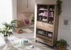 Bücherregal Wildeiche 100x40x200 bianco geölt VILLANDERS#238 Bild 2
