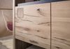 Bücherregal Wildeiche 100x40x200 bianco geölt VILLANDERS#238 Bild 4
