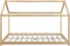 Kinderbett Cerro mit Matratze 140x200cm Holzfarben [en. casa] Bild 3