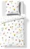 Fleuresse Mako-Satin Bettwäsche 240x220 Blüten Blätter Wiese Wende 115051-9 Bild 2