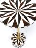 KARE Design Beistelltisch Domero Star Braun Weiß Ø40cm 86727 Bild 3