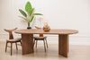 Selsey ‘Henrico’ Holzstuhl, Nussbaum/Latte Bild 2