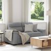 vidaXL 2-Sitzer-Sofa Hellgrau 160x81x84 cm Stoff 4105297 Bild 1