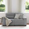vidaXL 2-Sitzer-Sofa Hellgrau 160x81x84 cm Stoff 4105297 Bild 3