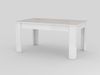 Dmora Ausziehbarer Tisch Arizon, ausziehbare Konsole für bis zu 10 Sitzplätze, ausziehbare Konsole 100 % Made in Italy, 140/190 x 90 x 75 cm, glänzend weiße Lärche Bild 4